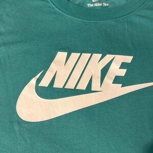 Sea foam green Nike shirt